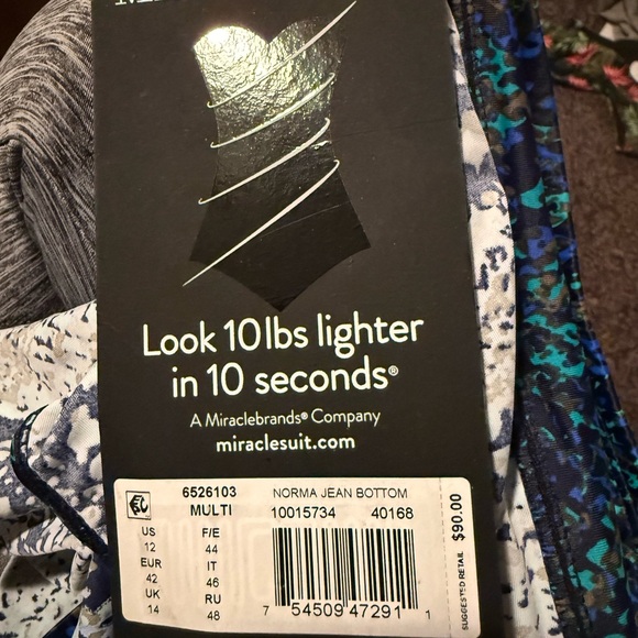 Miraclesuit Multi-Color Swim Bottom - Picture 2 of 4
